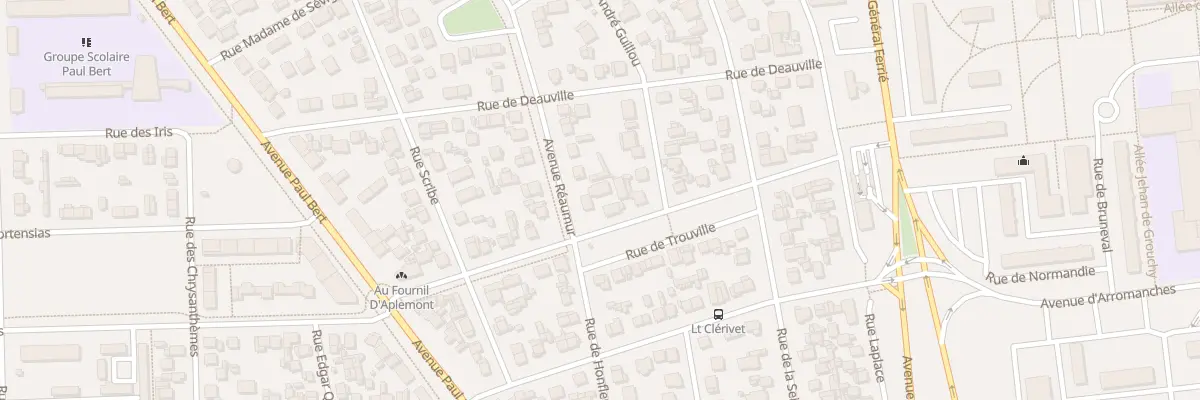 Plan du 21 Rue de Trouville au Havre