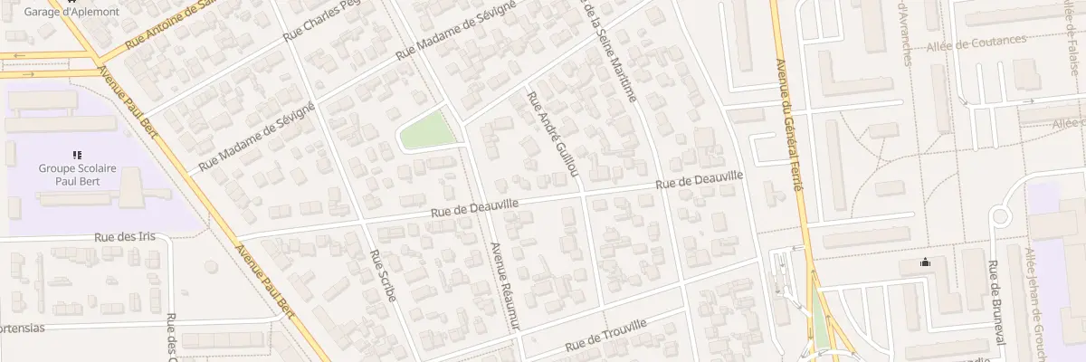 Plan du 37 Rue de Deauville au Havre