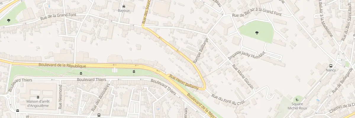 Plan du 49 Rue Henri Bellamy à Angoulême