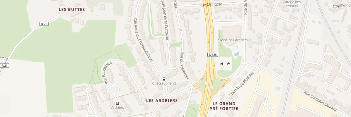 Plan du 27 Rue Jean de la Fontaine au Mans