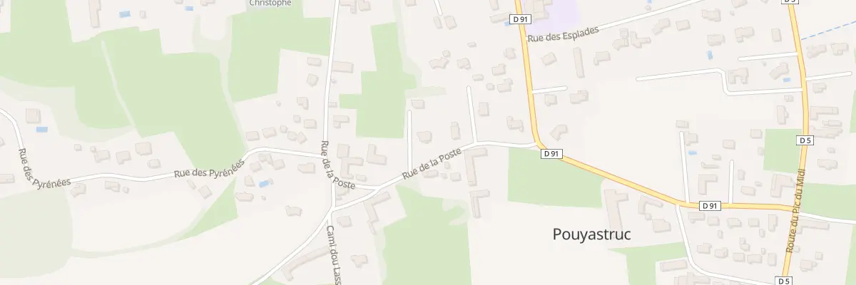 Plan du 19 Rue de la Poste à Pouyastruc
