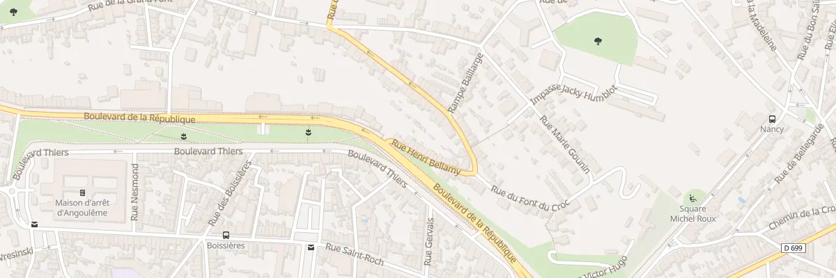 Plan du 105 Rue Henri Bellamy à Angoulême