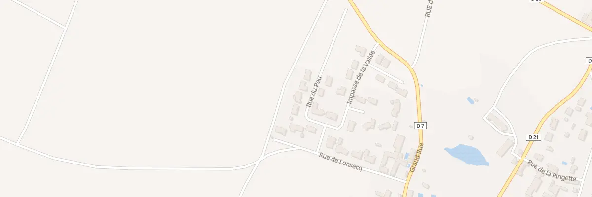 Plan du 7 Rue du Peu à Villiers