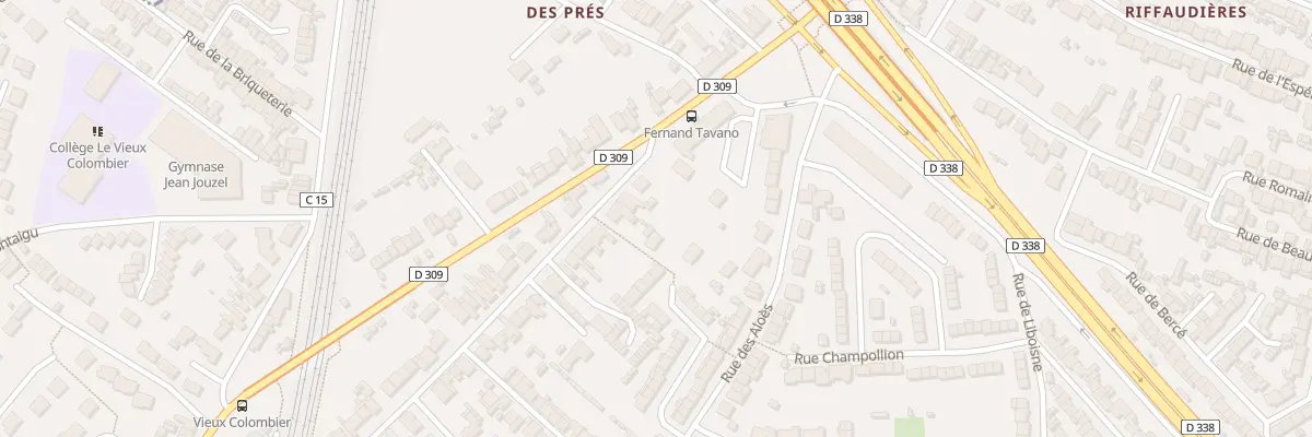 Plan du 19 Rue Fernand Tavano au Mans