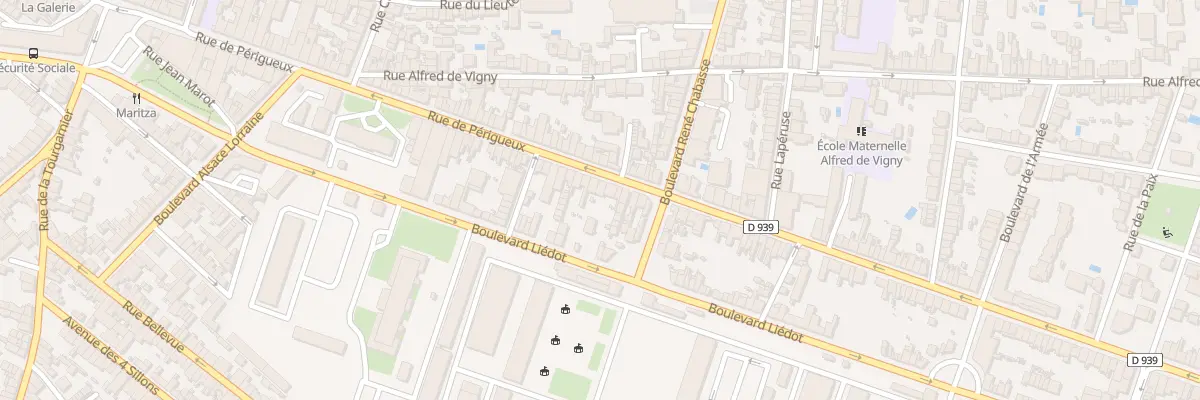Plan du 213 Rue de Perigueux à Angoulême