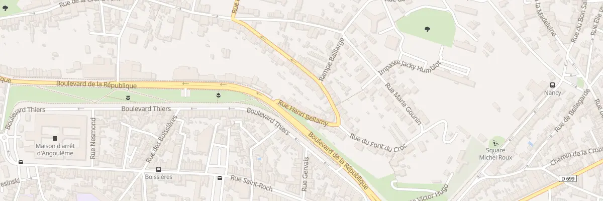 Plan du 103 Rue Henri Bellamy à Angoulême