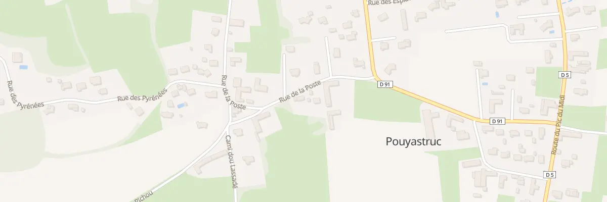 Plan du 10 Rue de la Poste à Pouyastruc