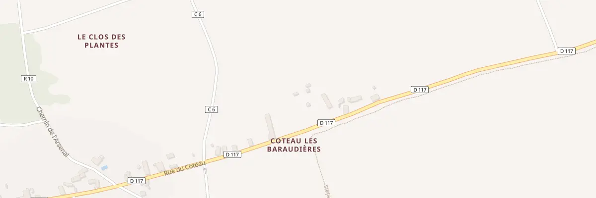 Plan du 9 Coteau des Baraudieres à Seuilly