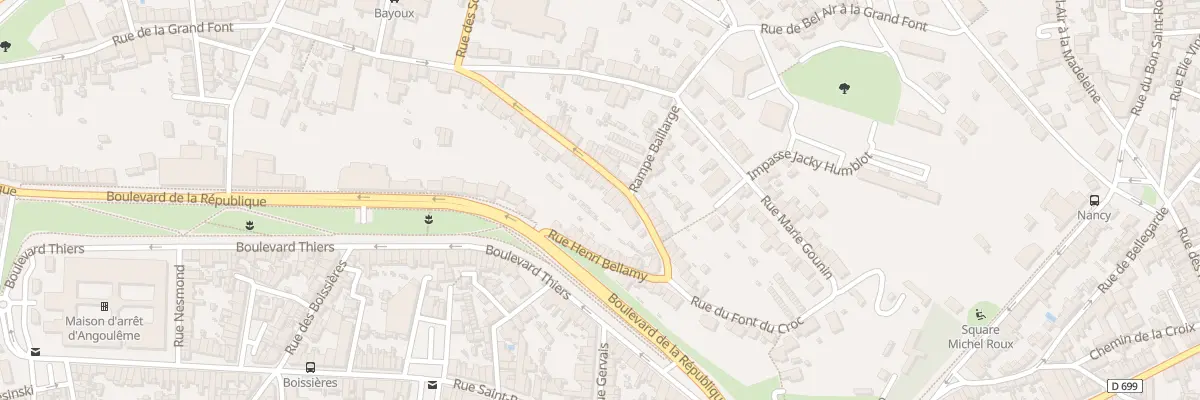 Plan du 57 Rue Henri Bellamy à Angoulême