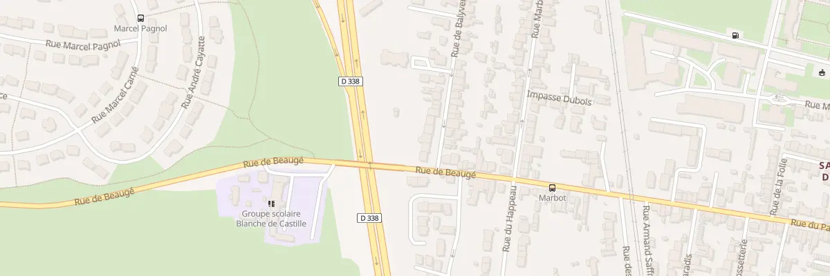 Plan du 82 Rue de Balyver au Mans