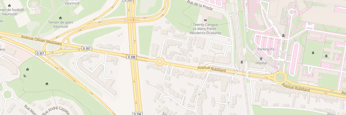 Plan du 248 Av Rubillard au Mans
