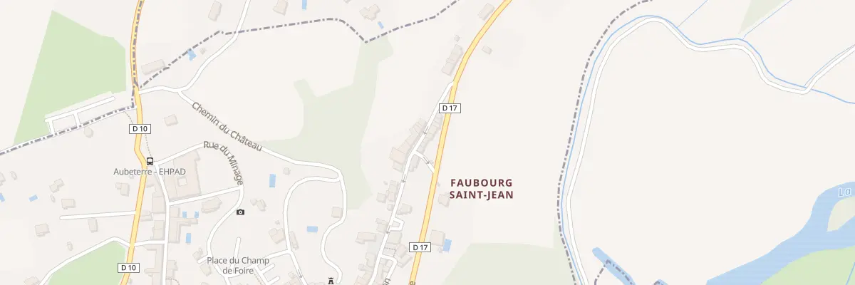 Plan du 5063 Faubourg Saint-Jean à Aubeterre-sur-Dronne