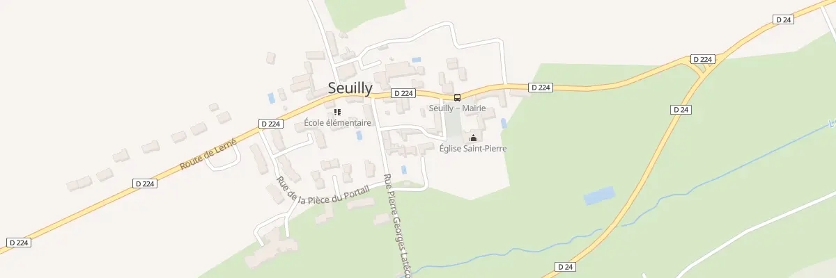 Plan du 4 Rue de l’Eglise St Pierre à Seuilly