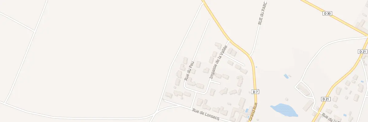 Plan du 11 Rue du Peu à Villiers