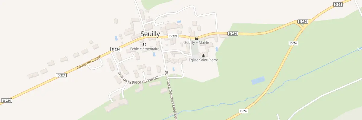 Plan du 6 Rue Pierre Georges Latécoère à Seuilly
