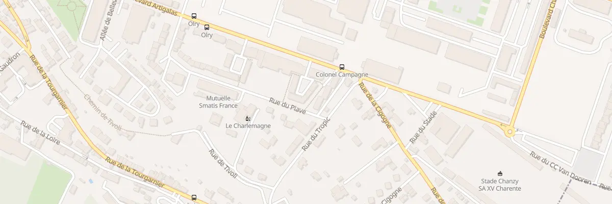Plan du 29 Rue du Piave à Angoulême