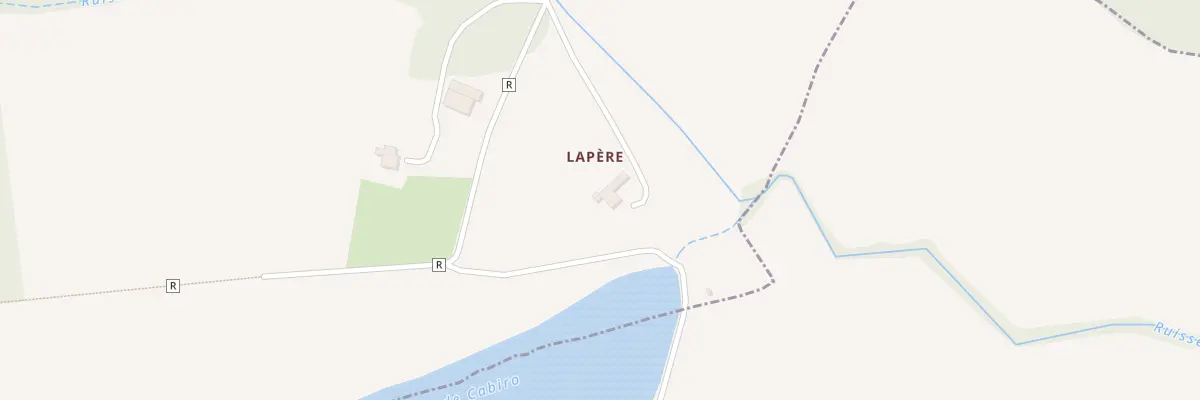 Plan du 2080 Che de Lapère à Sainte-Maure-de-Peyriac