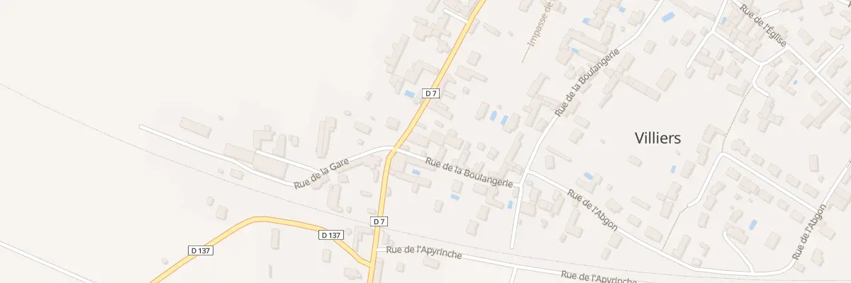 Plan du 23 Gr Grand Rue à Villiers