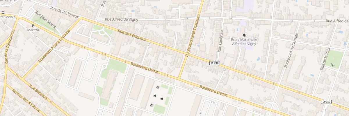 Plan du 221B Rue de Perigueux à Angoulême
