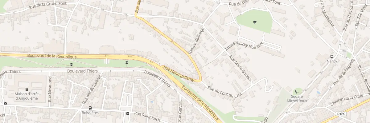 Plan du 63 Rue Henri Bellamy à Angoulême