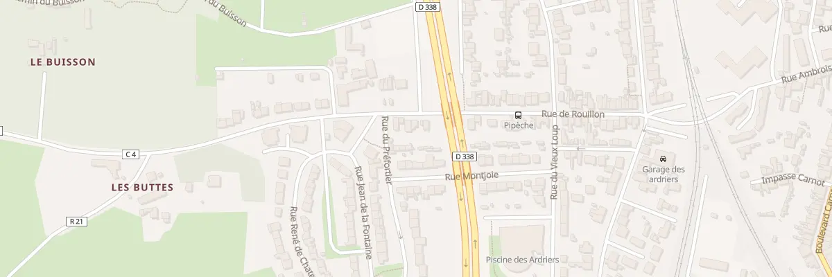 Plan du 73 Rue de Rouillon au Mans