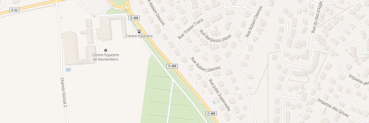 Plan du 16 Rue Robert Desnos à Montivilliers