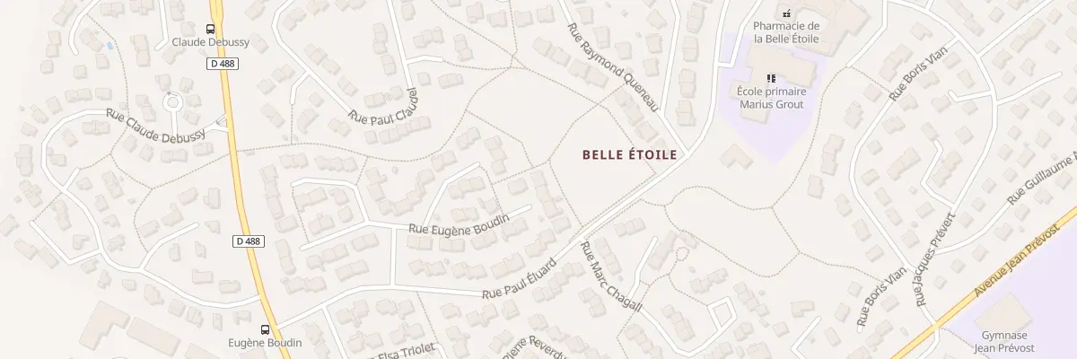 Plan du 22 Rue Eugène Boudin à Montivilliers