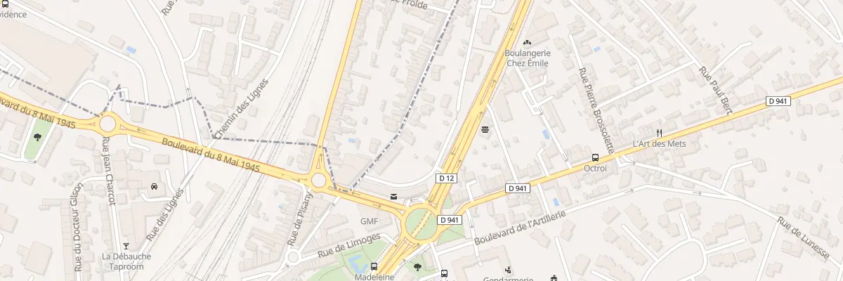 Plan du 37 Rue Madeleine A l’Etang à Angoulême