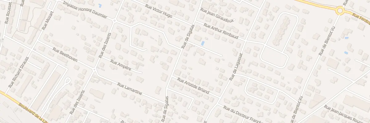 Plan du 42 Rue de Sigalas à Marmande