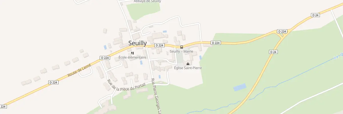 Plan du 1 Rue de l’Eglise St Pierre à Seuilly