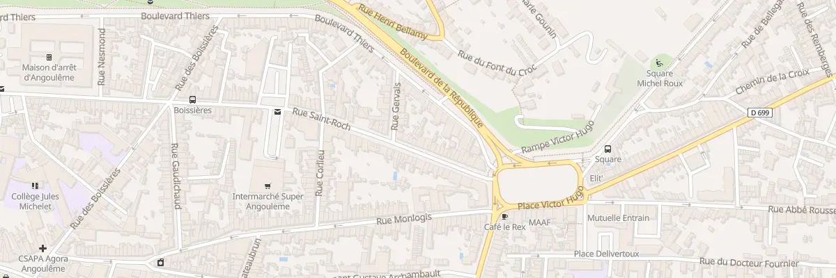 Plan du 192 Rue Saint Roch à Angoulême