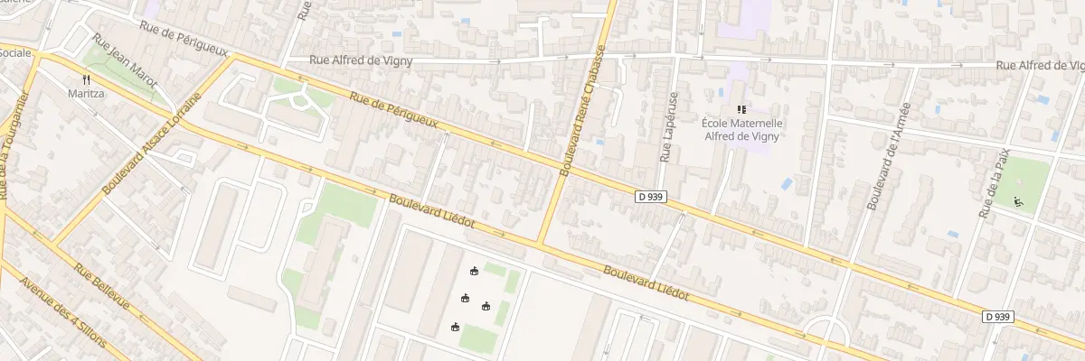 Plan du 225 Rue de Perigueux à Angoulême