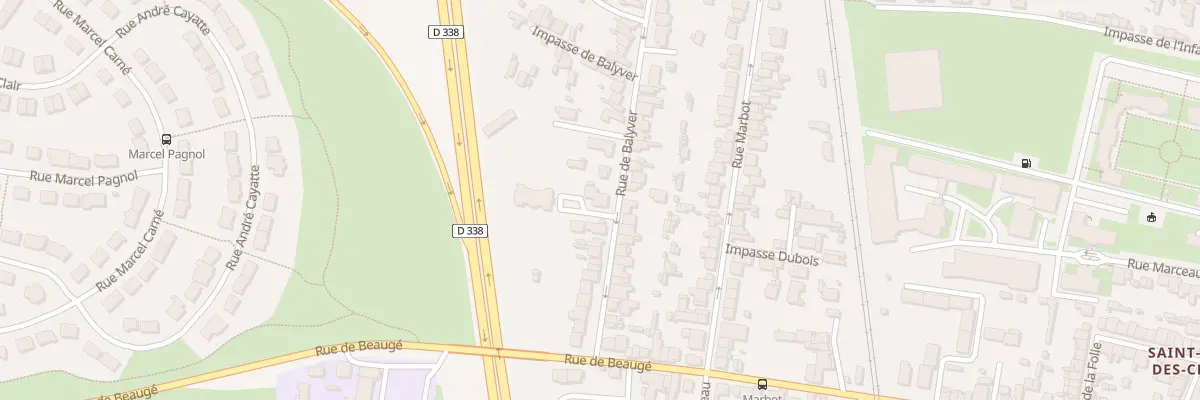 Plan du 60 Rue de Balyver au Mans
