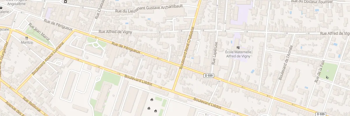 Plan du 230 Rue de Perigueux à Angoulême