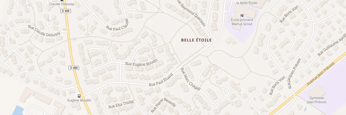Plan du 18 Rue Eugène Boudin à Montivilliers