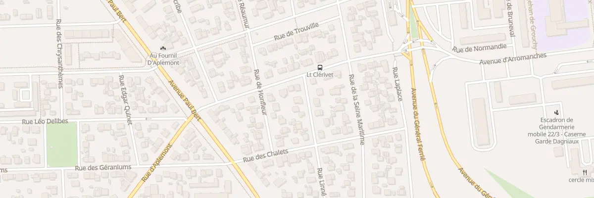 Plan du 17 Rue Linné au Havre