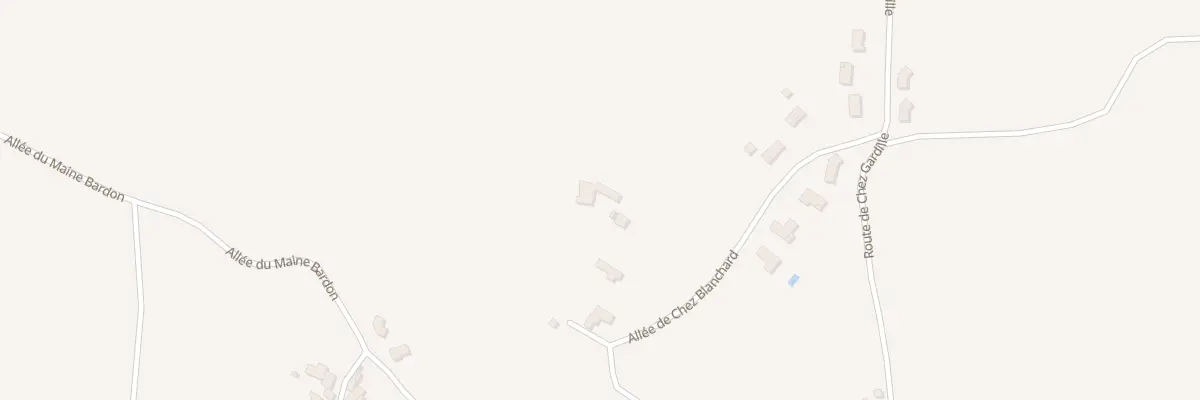 Plan du 5064 Chez Blanchard à Boisné-La Tude