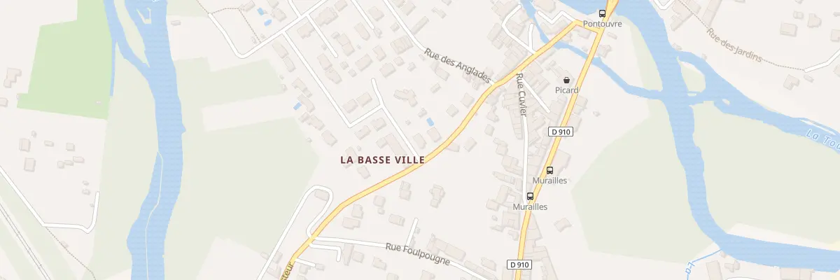 Plan du 35 Rue Pasteur à Gond-Pontouvre