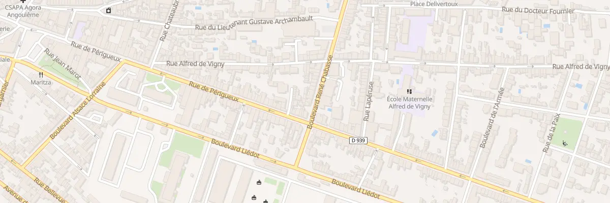 Plan du 224B Rue de Perigueux à Angoulême