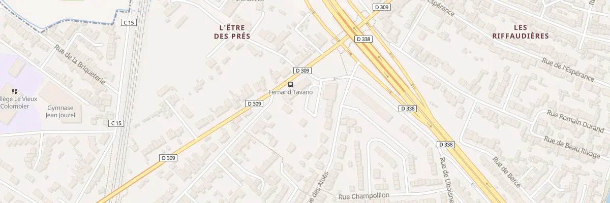 Plan du 261 Av Olivier Heuzé au Mans