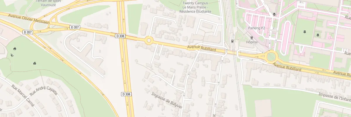 Plan du 259 Av Rubillard au Mans