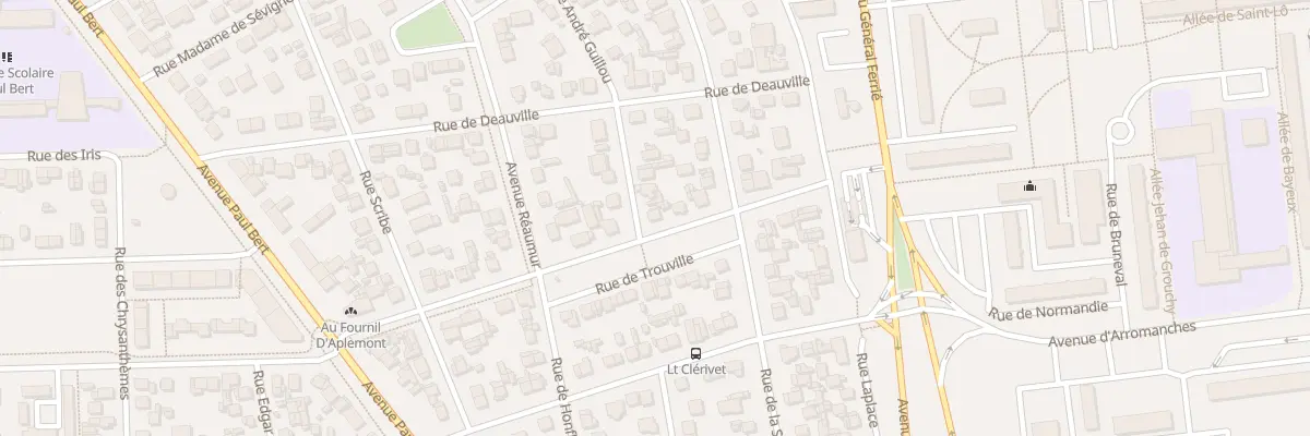 Plan du 29 Rue de Trouville au Havre