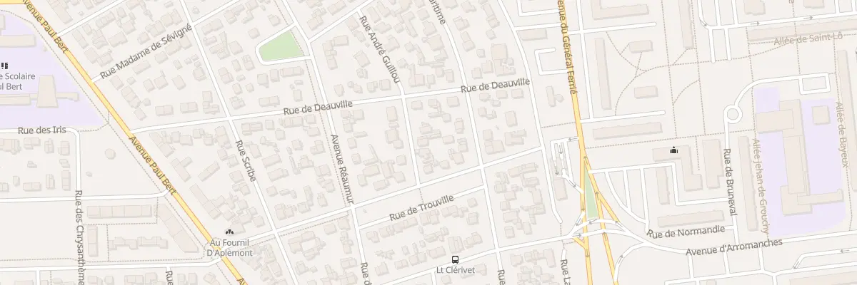 Plan du 6 Rue André Guillou au Havre
