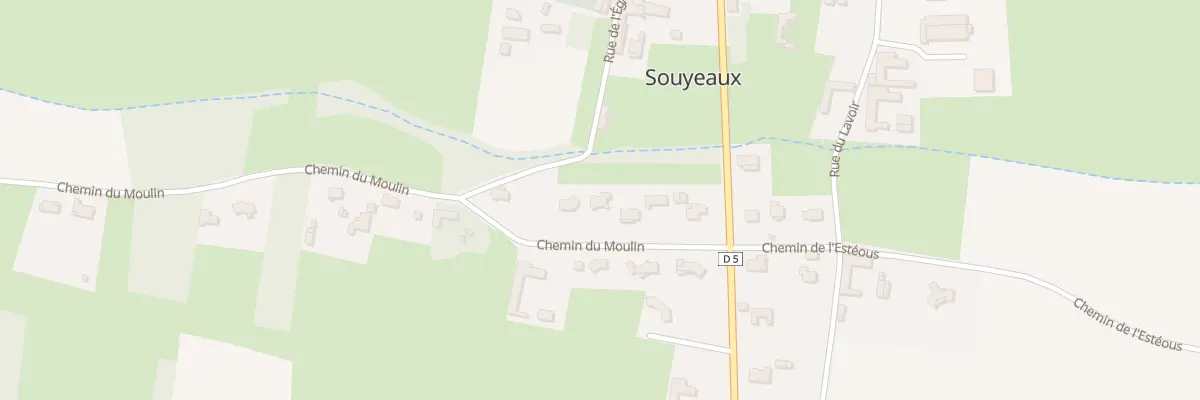 Plan du 4 Che du Moulin à Souyeaux
