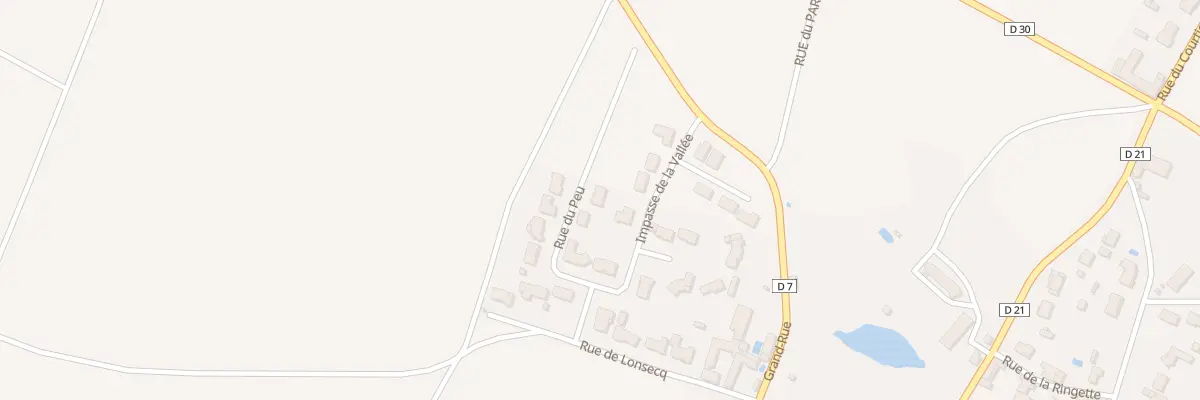 Plan du 6 Rue du Peu à Villiers