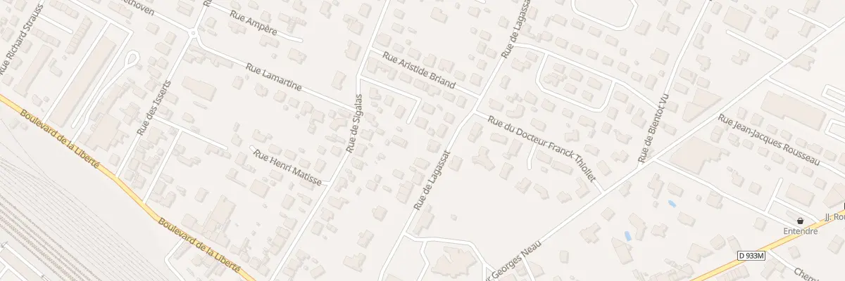 Plan du 31 Rue de Lagassat à Marmande