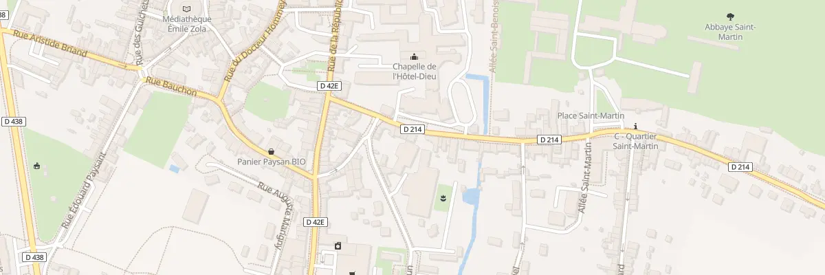 Plan du 14 Rue Saint-Martin à Sées