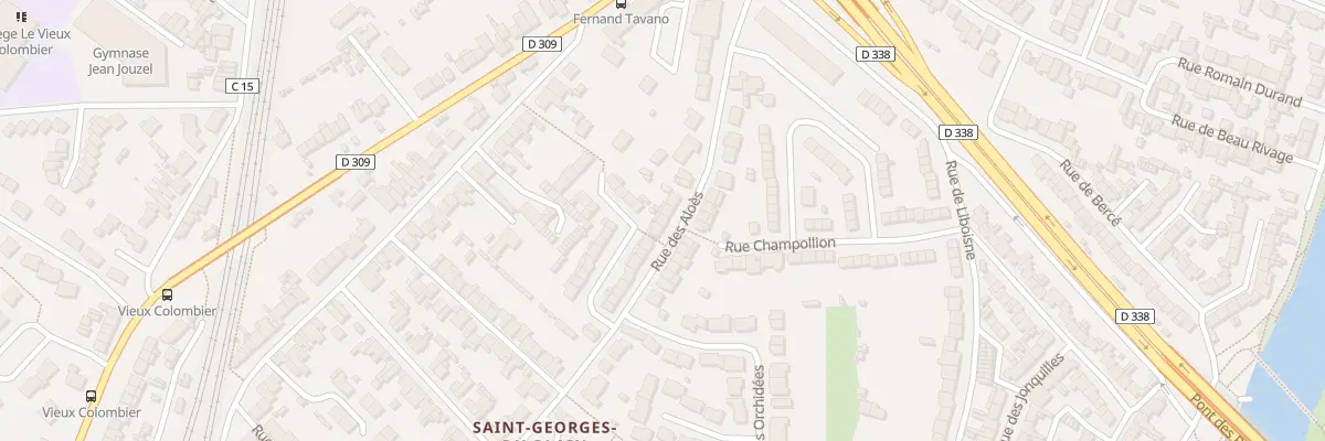 Plan du 46 Rue des Aloes au Mans