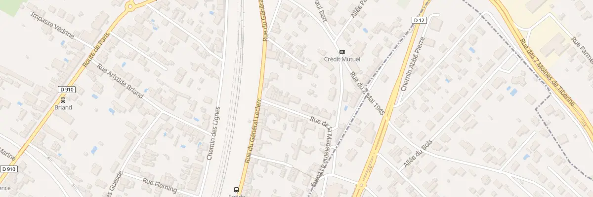 Plan du 9 Rue Madeleine A l’Etang à Gond-Pontouvre