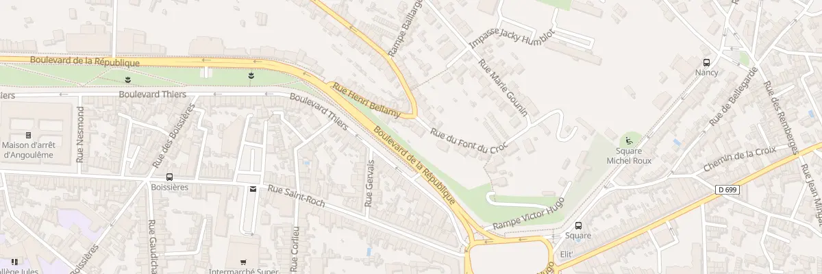 Plan du 82 Rue Henri Bellamy à Angoulême